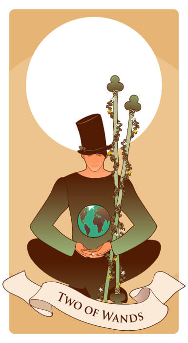 Cartas de tarot tres cartas