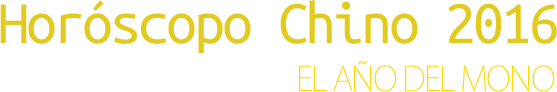 Horóscopo Chino