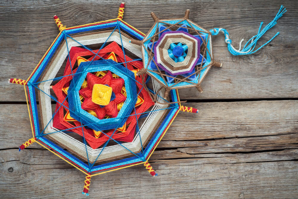 como hacer mandalas