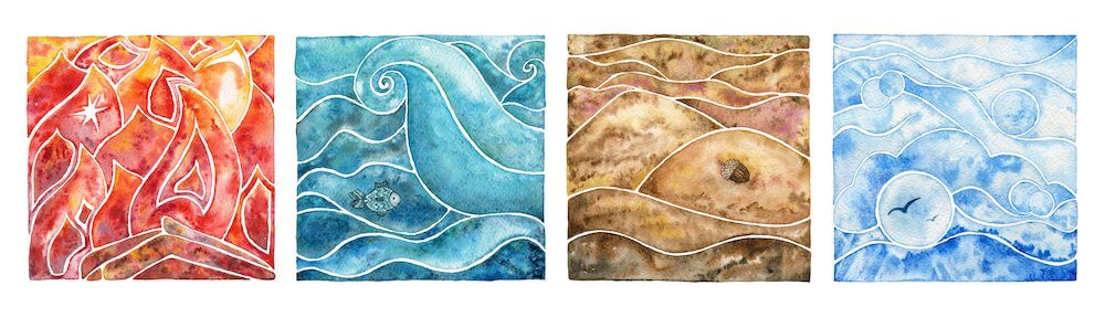 elementos y tarot