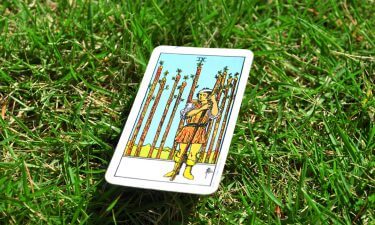 Echar las cartas. El nueve de bastos