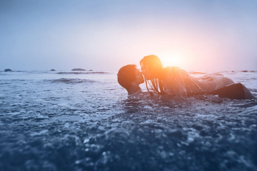 las parejas signos de agua