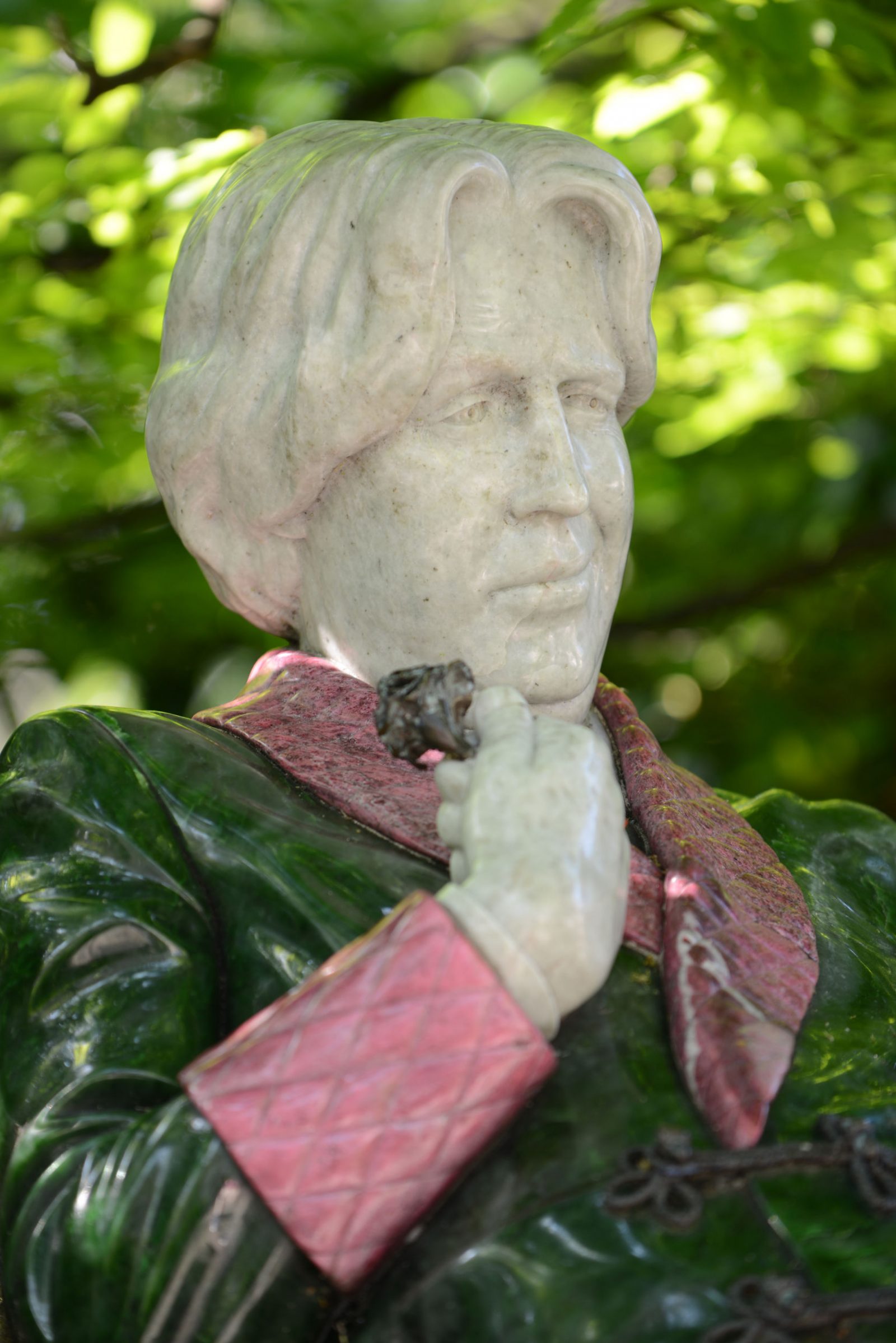 retrato de Oscar Wilde