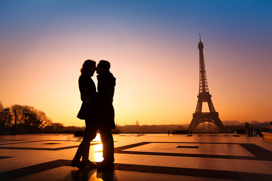 destinos romanticos paris