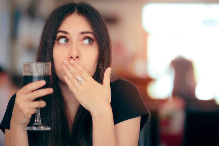 resaca de vino